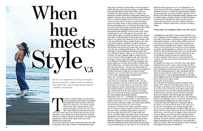 photo of page two of the fashion magazine