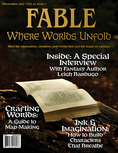 photo of a fantasy magazine cover