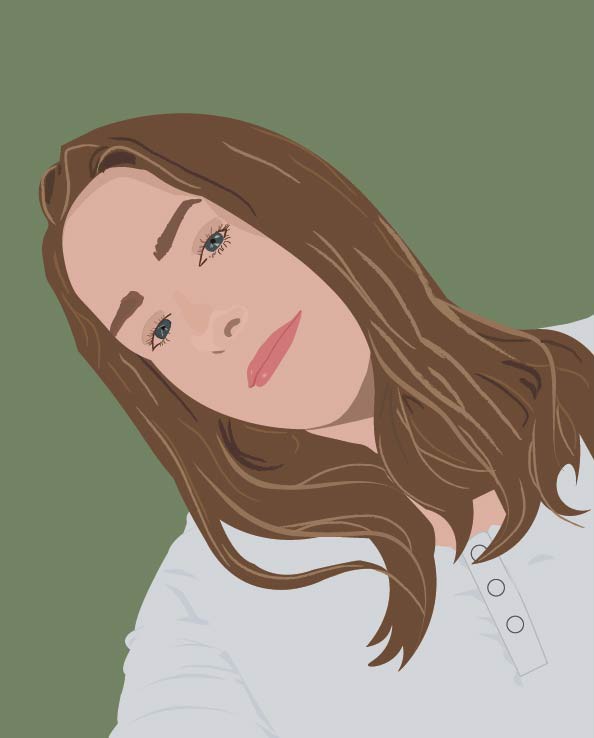 Illustrator portrait art