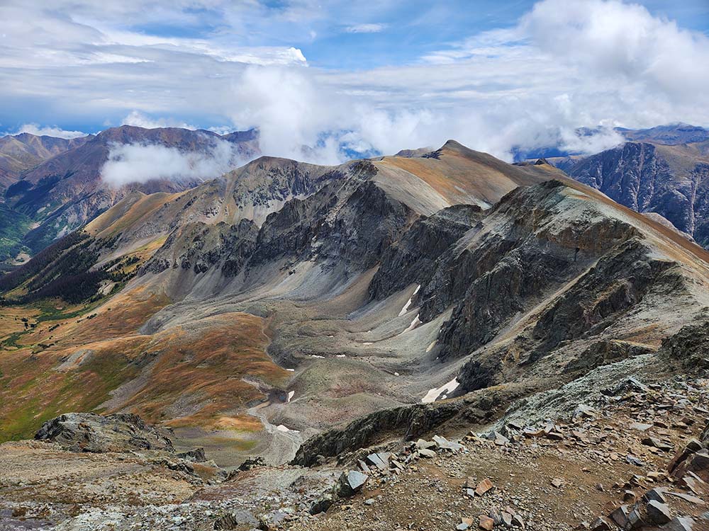 Photograph of mountains